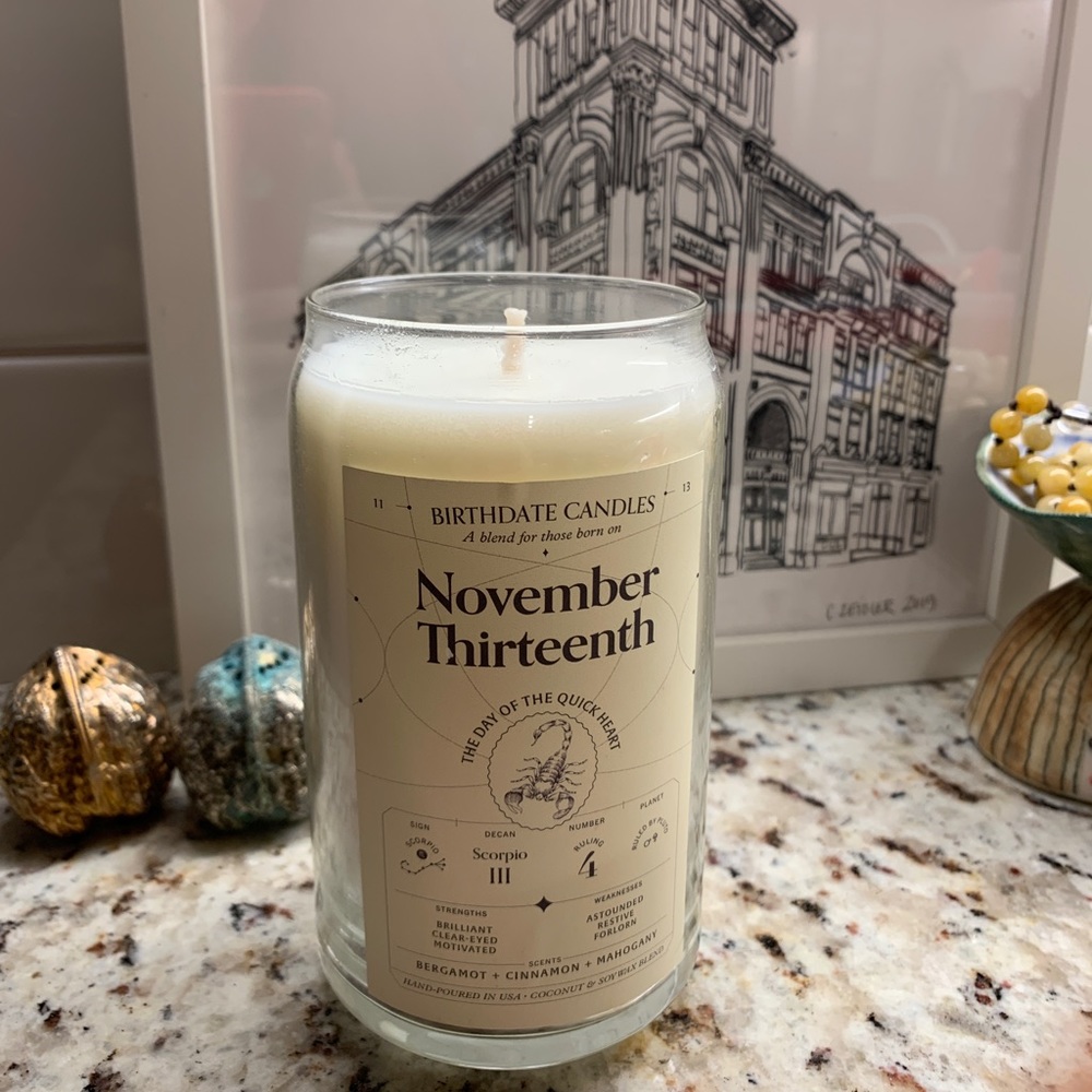 NEW Birthday Candle - Nov 13; 380g